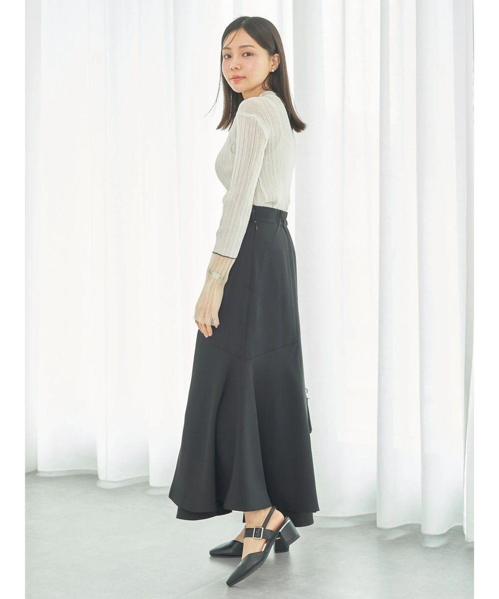 earth music&ecology シアー配色リブプルオーバー 