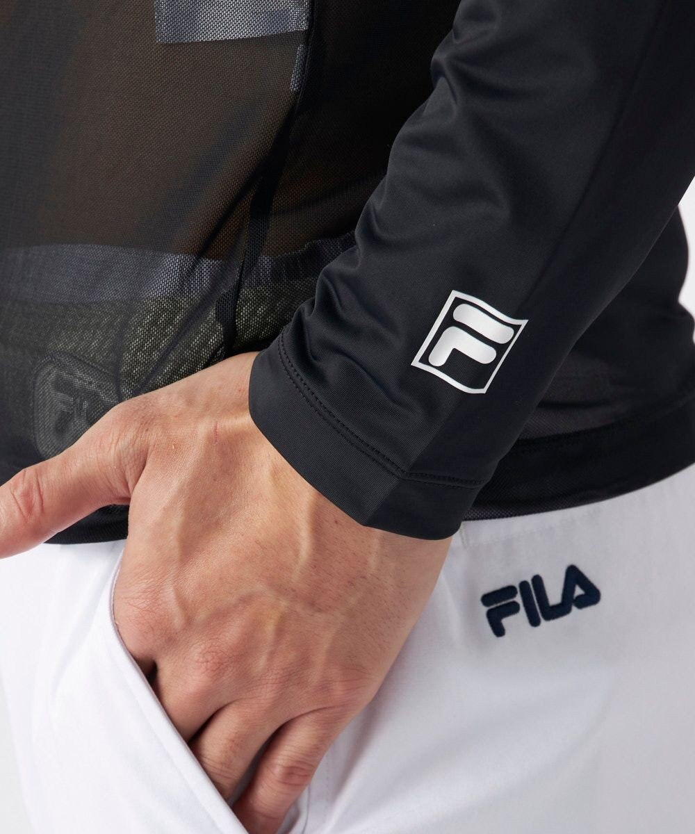 FILA GOLF／marie claire 【FILA GOLF】袖接触冷感Ｖネックインナー 