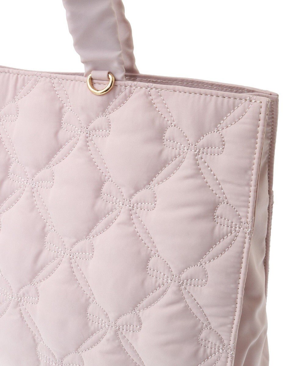 Maison de FLEUR リボンキルティングトートバッグ 