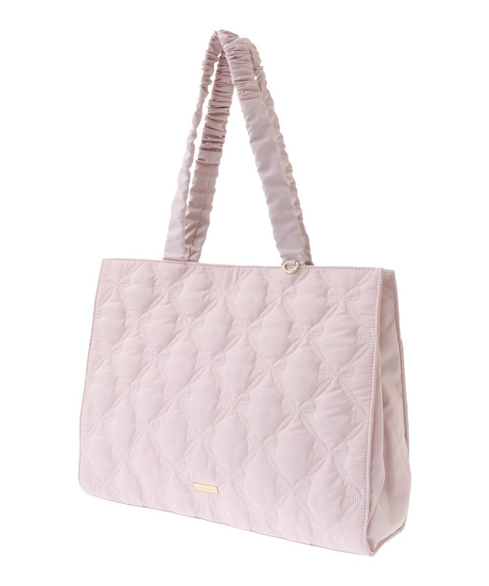 Maison de FLEUR リボンキルティングトートバッグ 