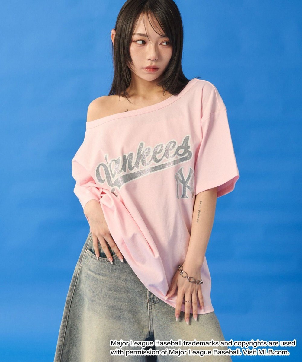 WEGO 別注MLBオフショルビッグT 