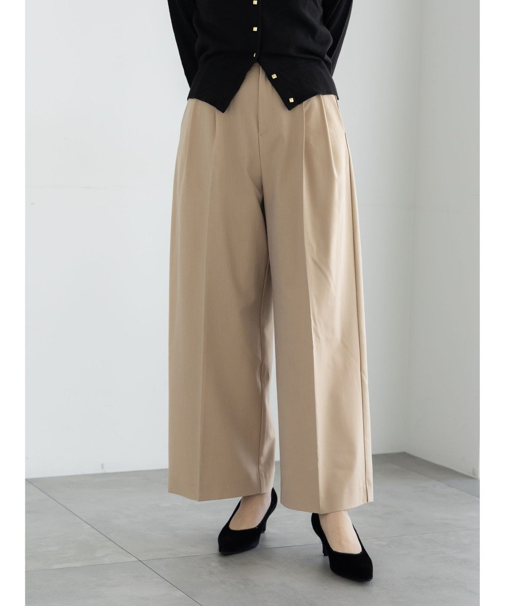 Te chichi TRツイル2タックワイドパンツ《2025winter catalog item》 