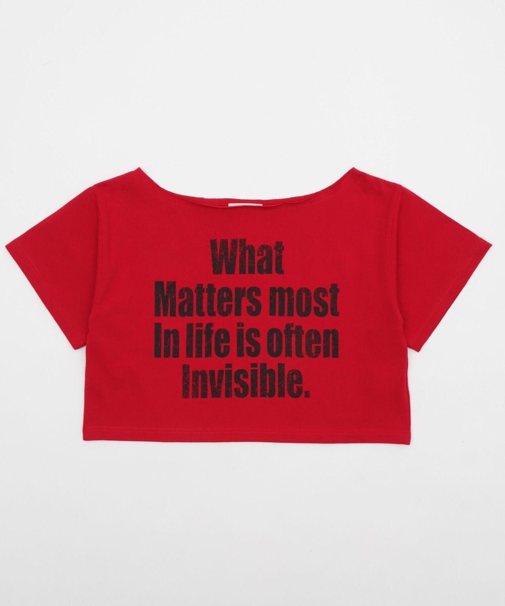 WEGO グラフィックオフショルショートT 