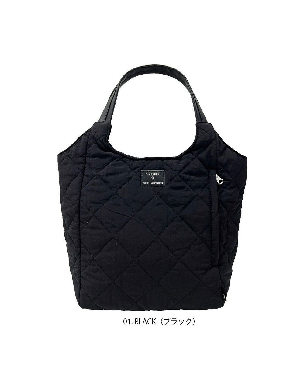 ROOTOTE 1331【仕切り+自立+撥水】LT.ラウンド.パルーティ.キルト-C 