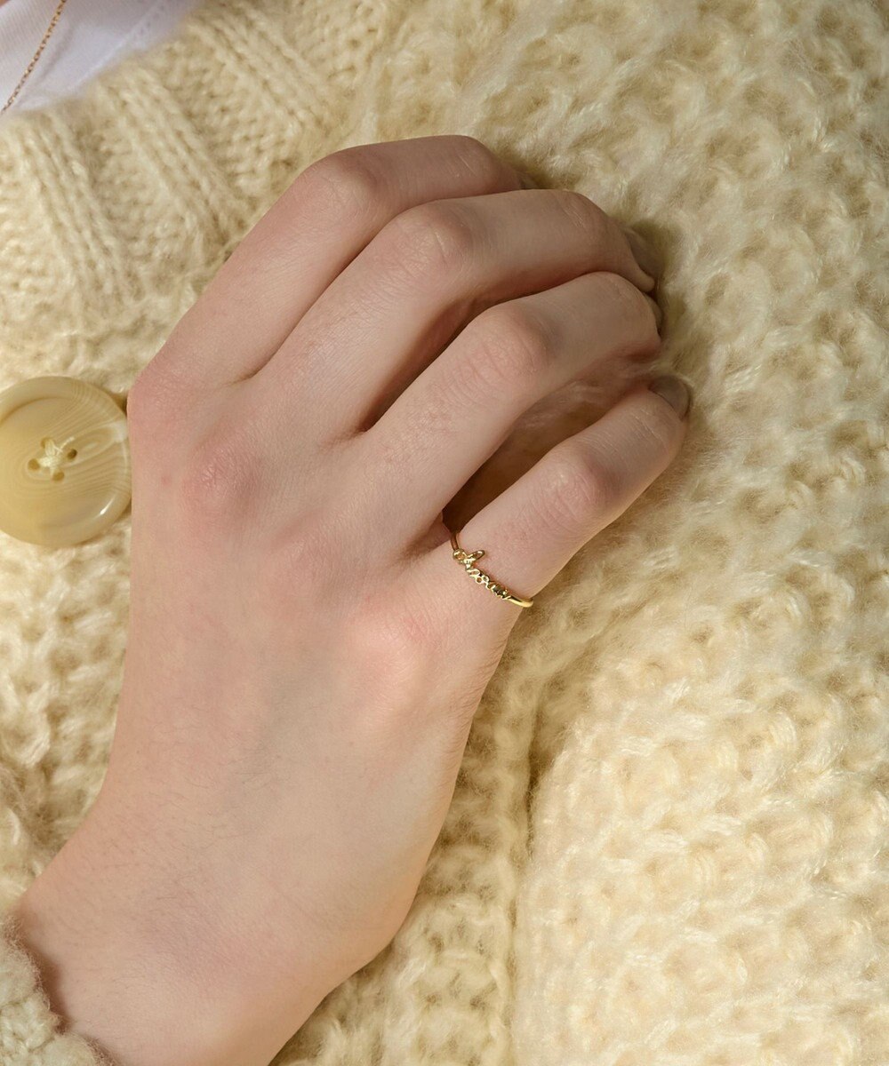 Phoebe ラッキーレターピンキーリング(チャーム) 