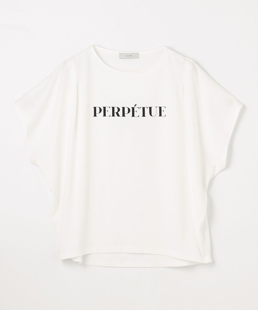 ANY 【洗濯機可/UVケア/接触冷感】フレンチスリーブロゴ・カラーTシャツ 