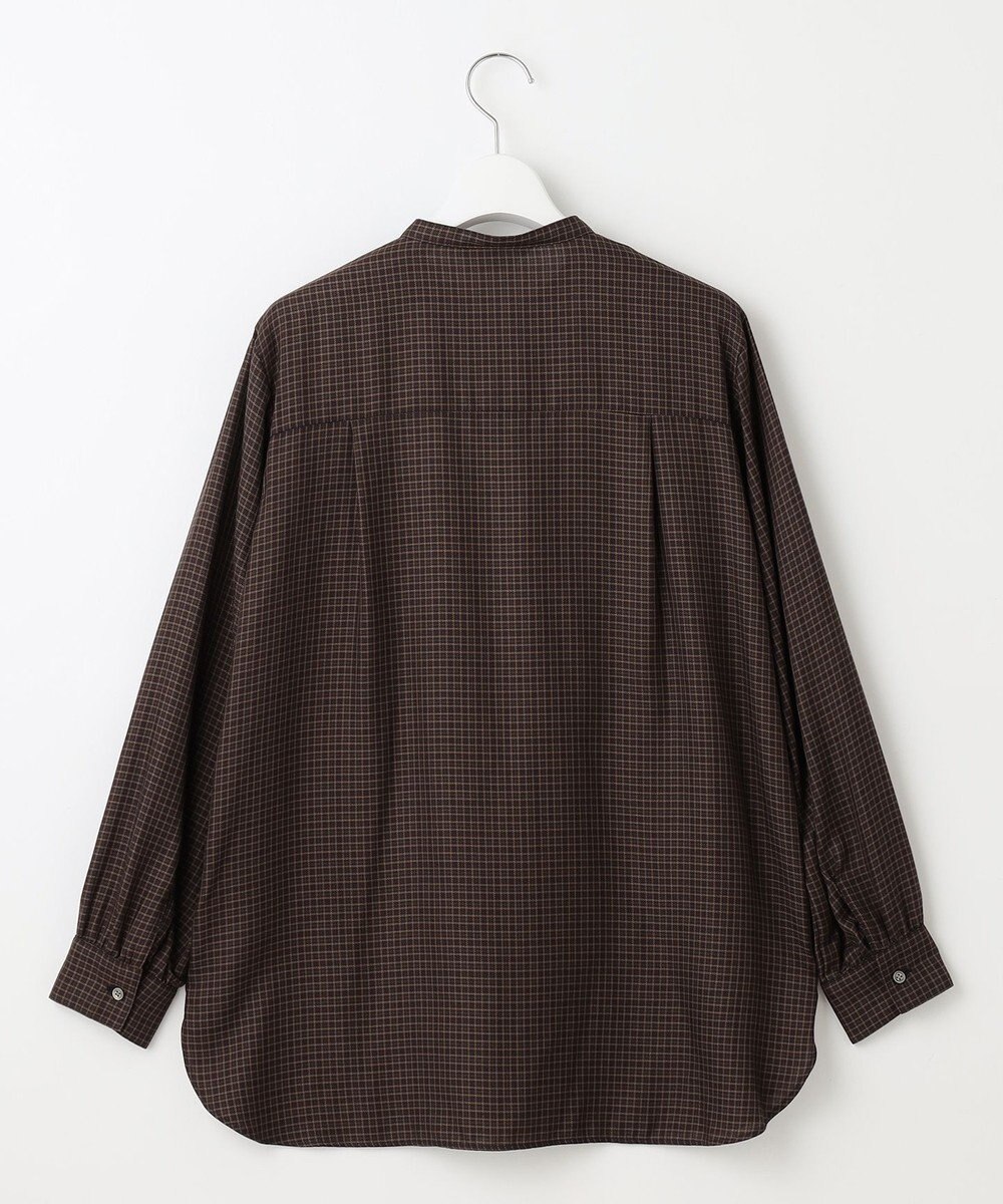 J.PRESS LADIES L 【洗える】Pe/Vis サイロチェック ブラウス 