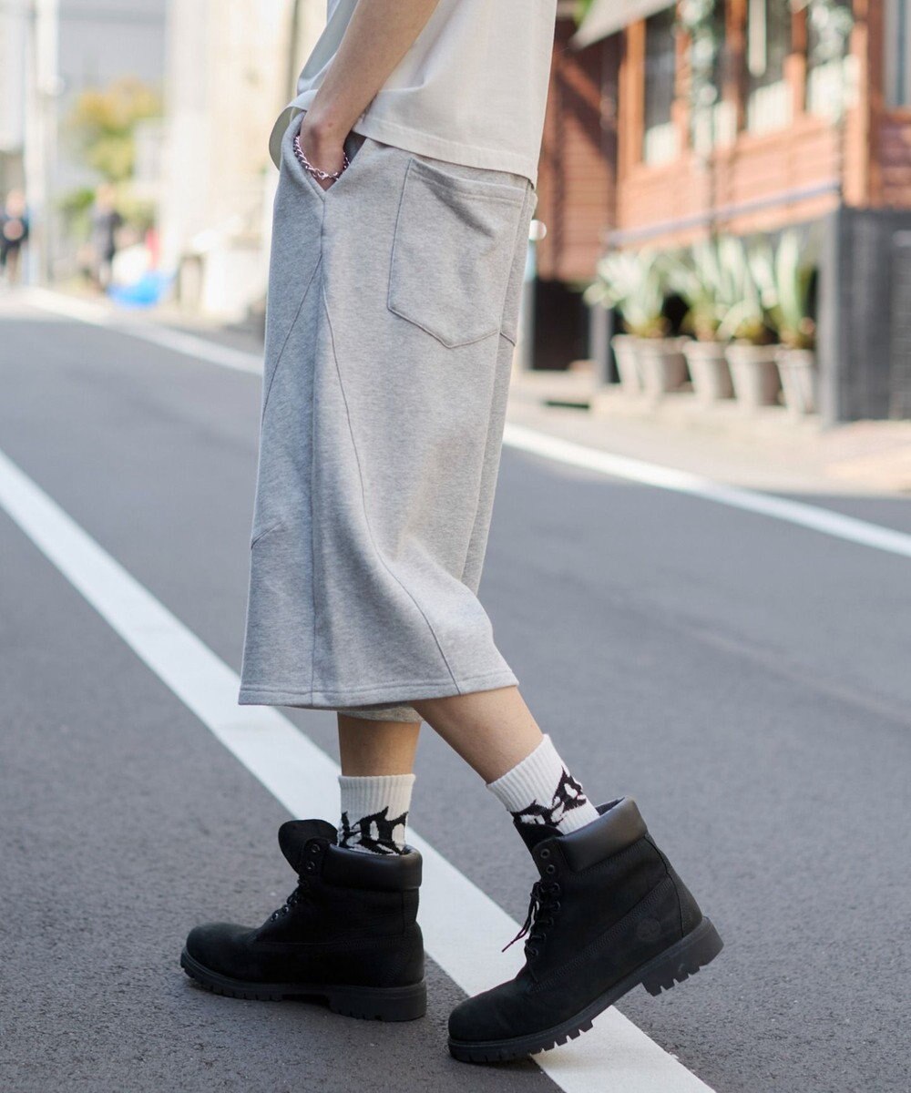 WEGO 【ウエストゴム】バルーンスウェットショーツ 