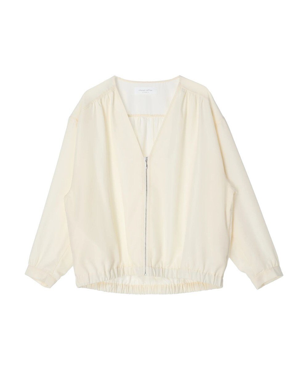 Green Parks イージーケアＶネックブルゾン 