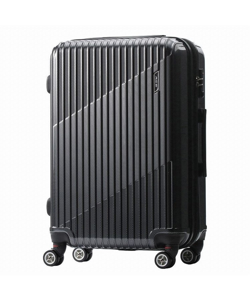 ACE BAGS & LUGGAGE ACE クレスタ スーツケース 5~7泊 64~70Ｌ エキスパンド機能 06317 エース ブラックカーボン