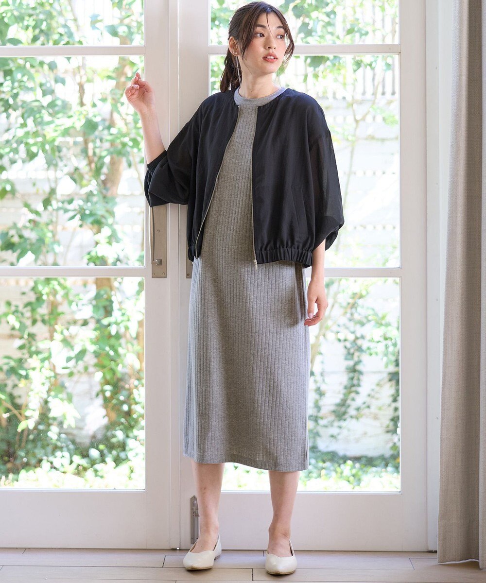 ANY L シアーブルゾン 