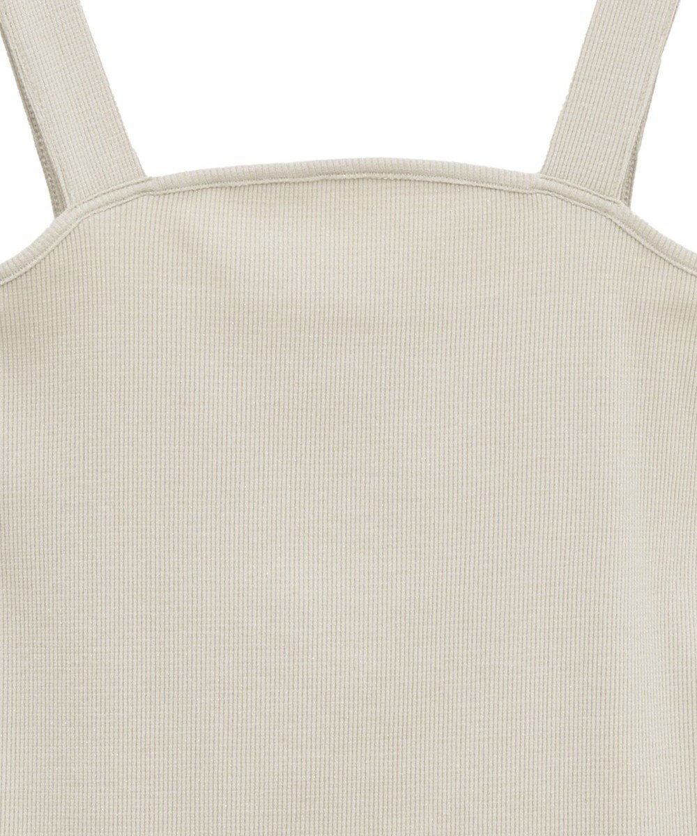 Green Parks スクエアラメタンクトップ 