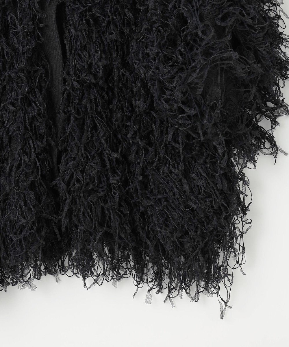 #Newans リボンヤーンニットカーディガン 