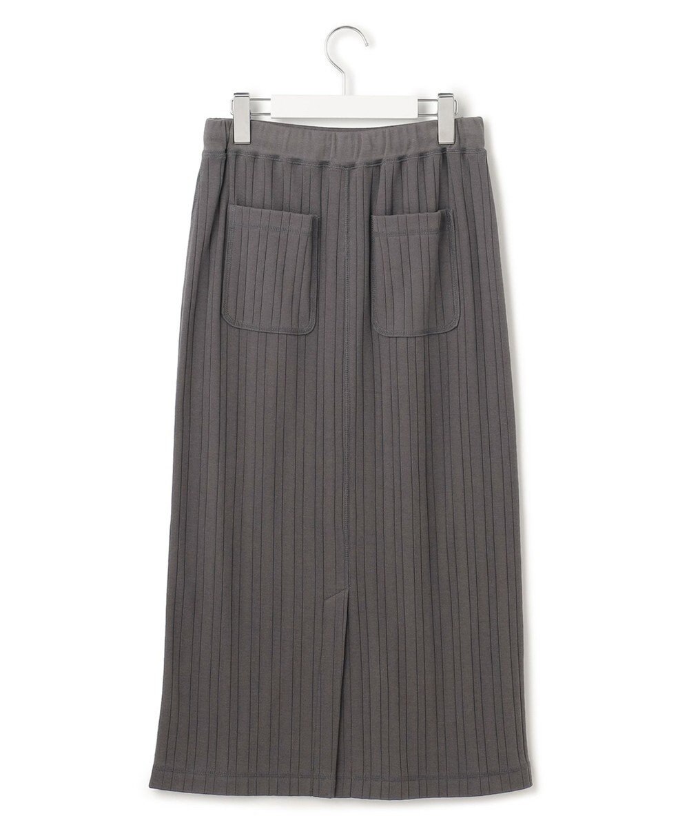 23区 【SLOW/洗える】ランダムリブフライス スカート 