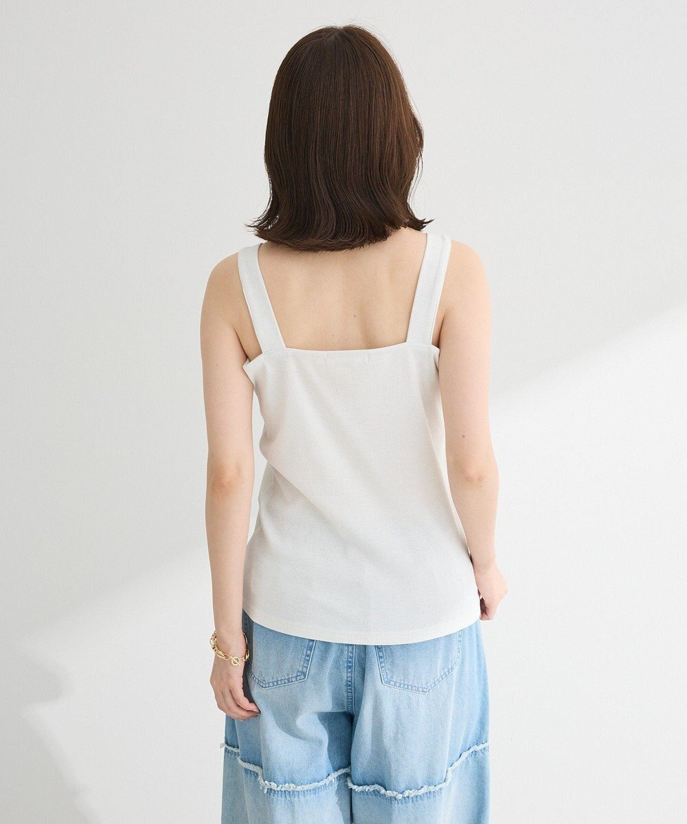 Green Parks スクエアラメタンクトップ 