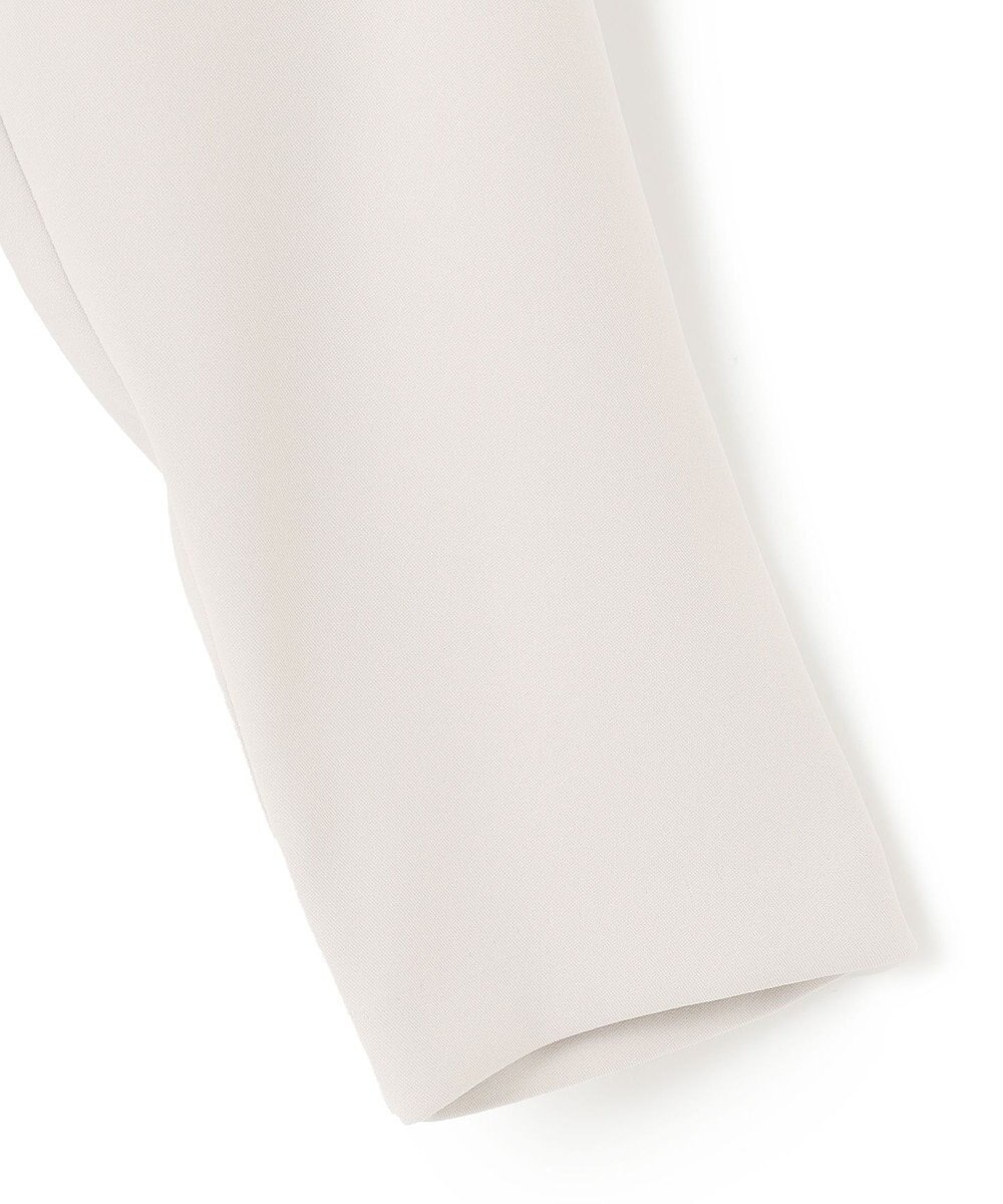 ICB 【洗える】ライトダブルクロス ペプラムブラウス 