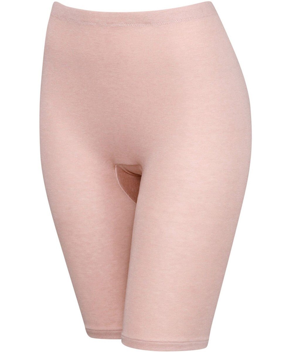 Wing あったかインナーボトム 綿混 裏起毛 よく伸びる素材 【ラクのびサーモ】 ひざ上丈 秋 冬 ER6413 ウイング／ワコール 