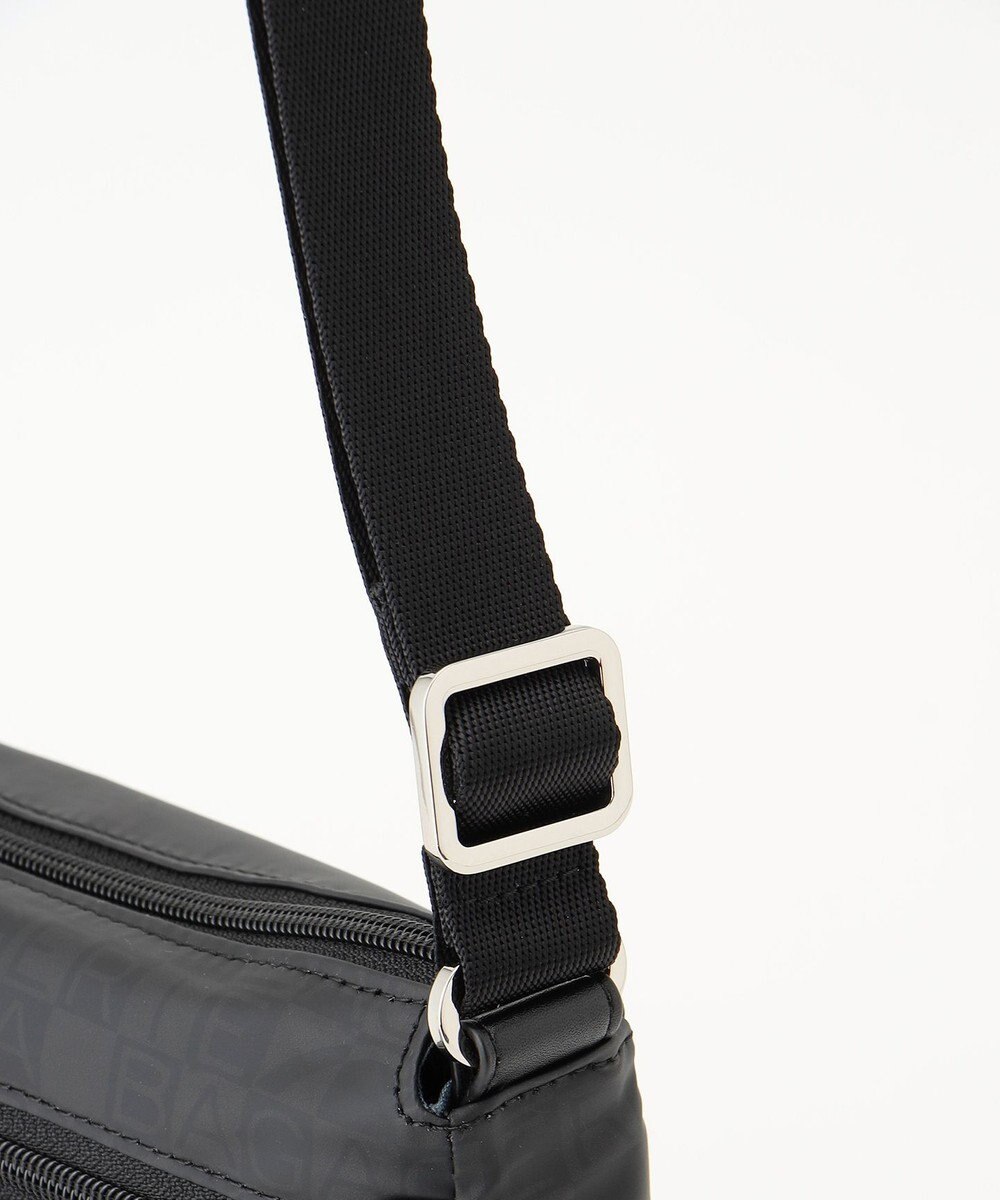 LA BAGAGERIE モノグラム　スクエアナイロンショルダー　SSサイズ 