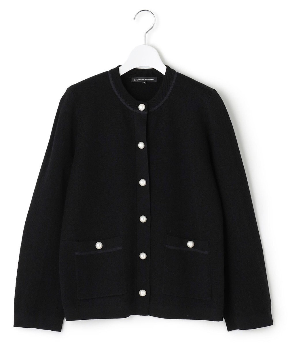 23区 【CLASSY.1月号掲載】ウールブレンド カーディガン 