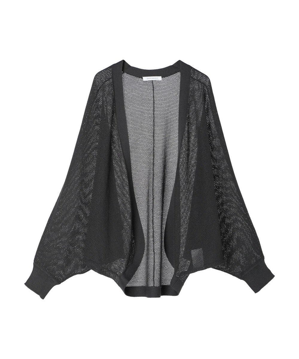 AMERICAN HOLIC ニュアンスメッシュニットカーディガン 