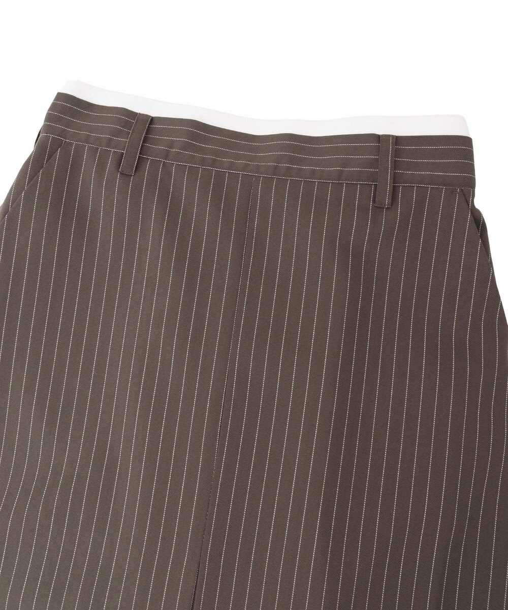 Green Parks ウエストレイヤーボックスプリーツスカート 