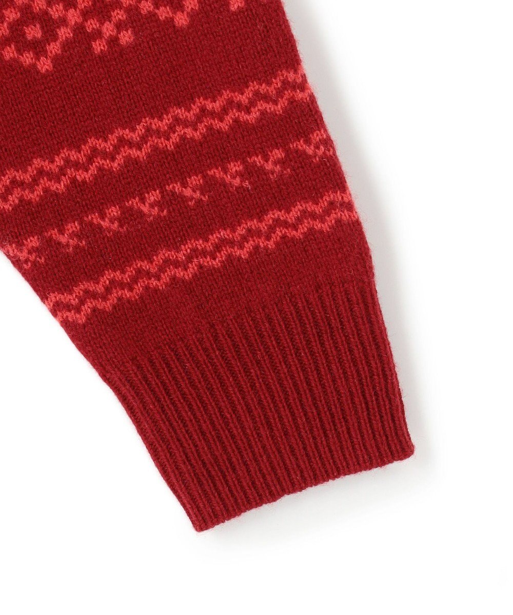 J.PRESS MEN 【Cash Lamb’s Wool】フェアアイルカーディガンニット 