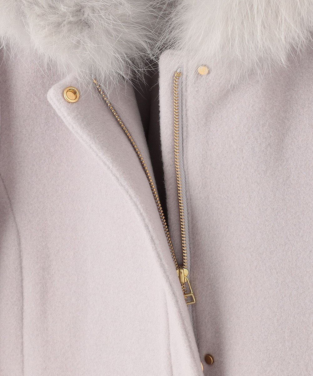 ANY SIS 【美人百花11月号掲載】2WAYスーペリアファインウールモッサ コート 