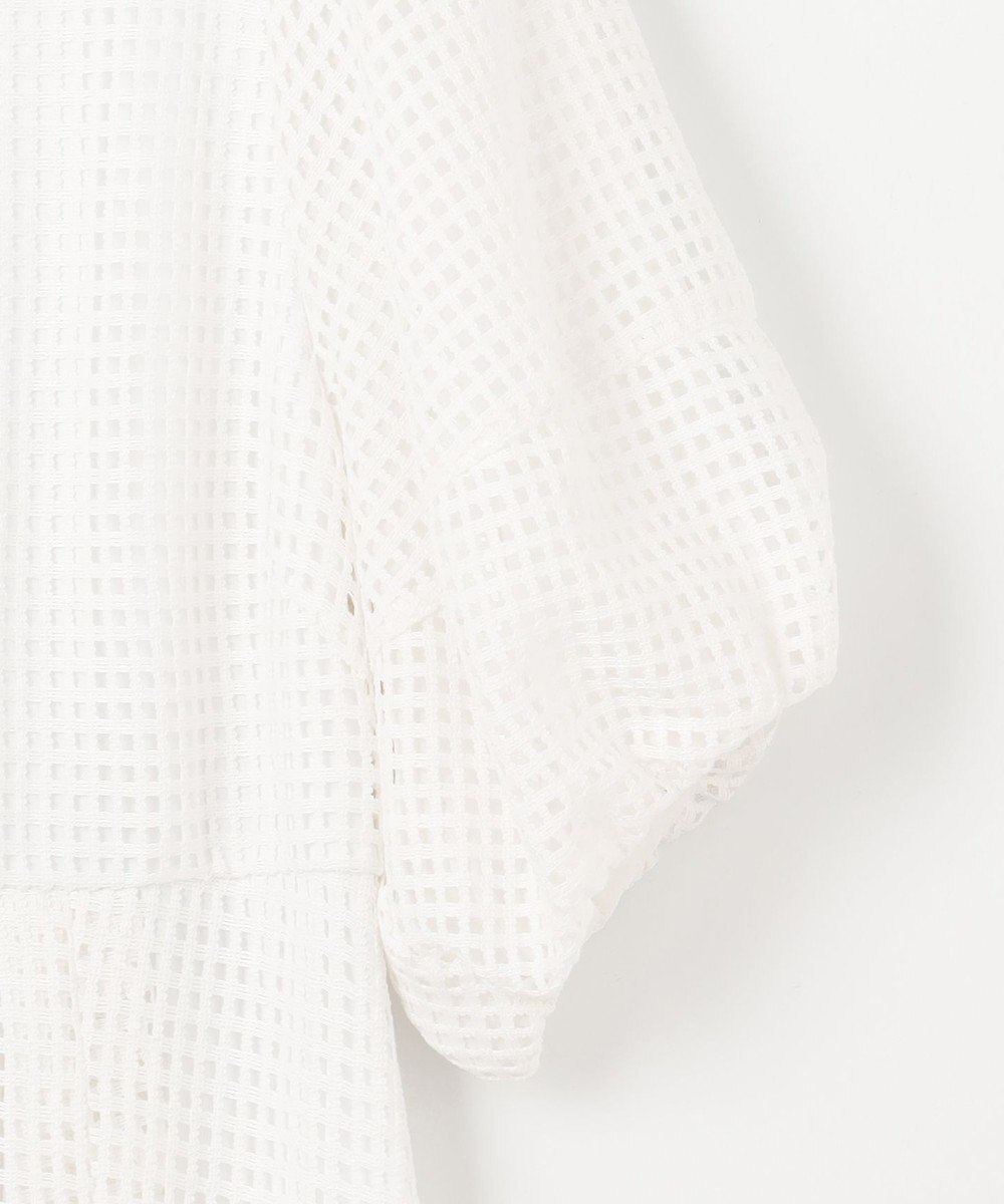 Feroux 【洗える】シアーチェックラッセル ワンピース 