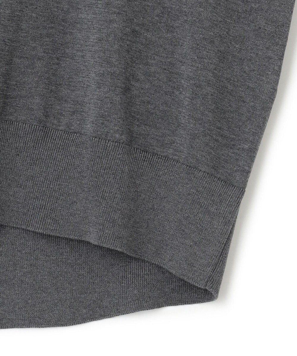 23区 【洗える】シルクコットン Vネック ニット 