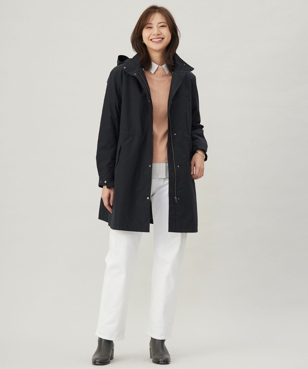 J.PRESS LADIES 【洗える】CLEAR COTTON BLEND ボトルネック ニット 