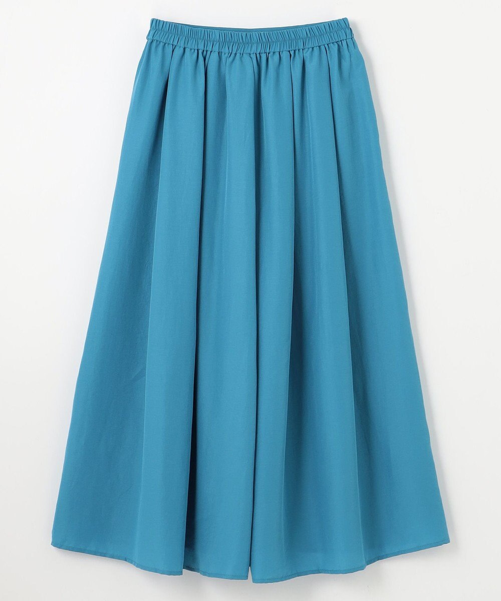 ANY L 【洗濯機可/ウエストゴム/UVケア】スパンボイル撥水スカートパンツ 