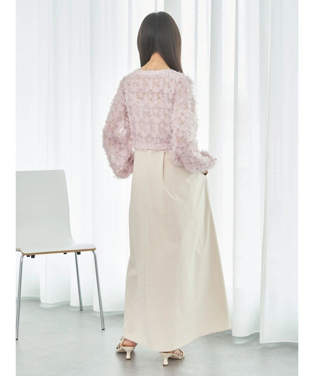 earth music&ecology ジャガード切替ワンピース 