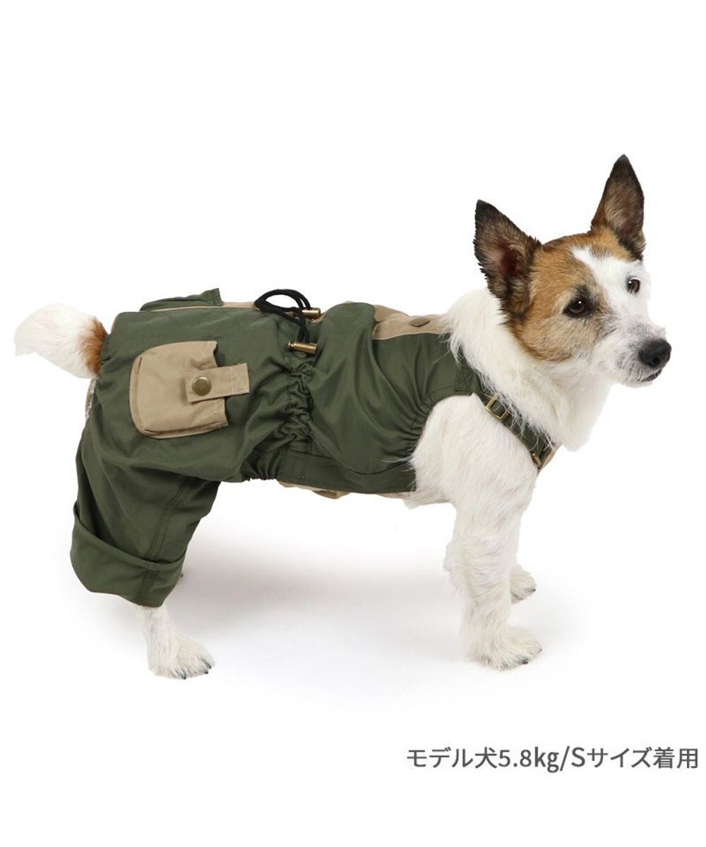 PET PARADISE ペットパラダイス ポケット切替 オーバーオール  小型犬 