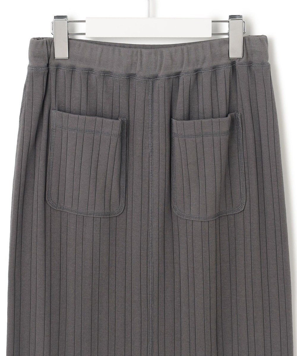 23区 【SLOW/洗える】ランダムリブフライス スカート 