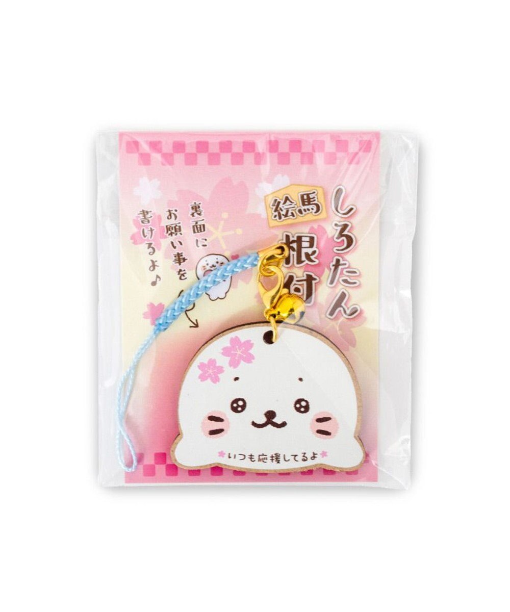 Mother garden しろたん 木製 絵馬根付 《顔ぼん 応援柄》 単品 