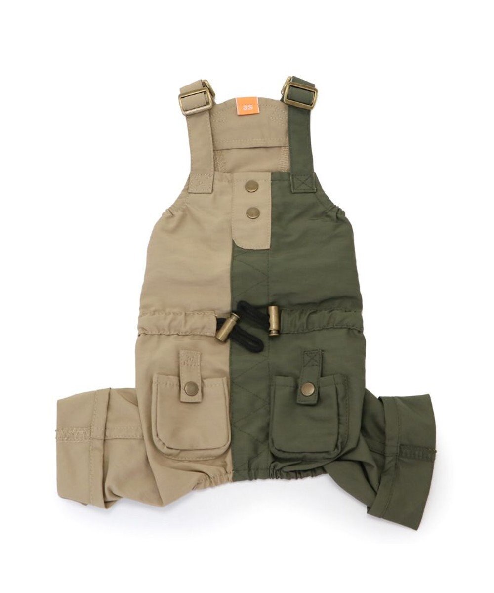 PET PARADISE ペットパラダイス ポケット切替 オーバーオール  小型犬 