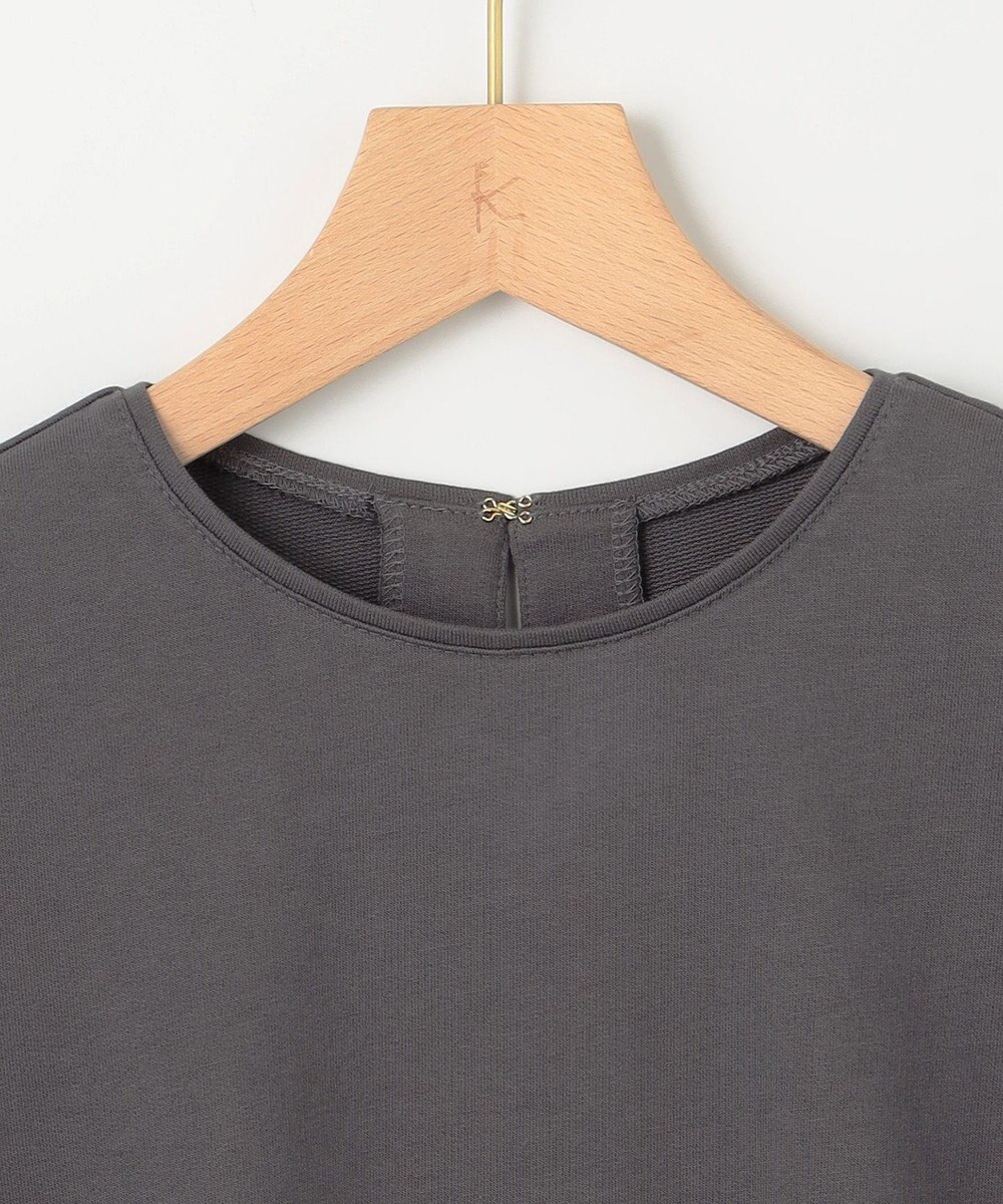 組曲 L ミニ裏毛チュールスリーブ カットソー 