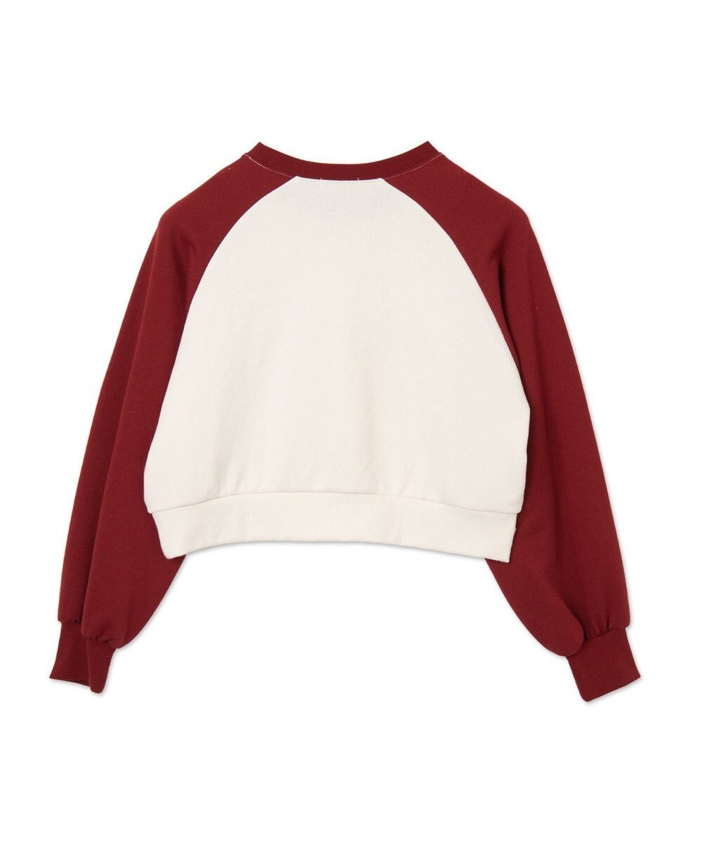 WEGO チームロゴラグランショートスウェット 