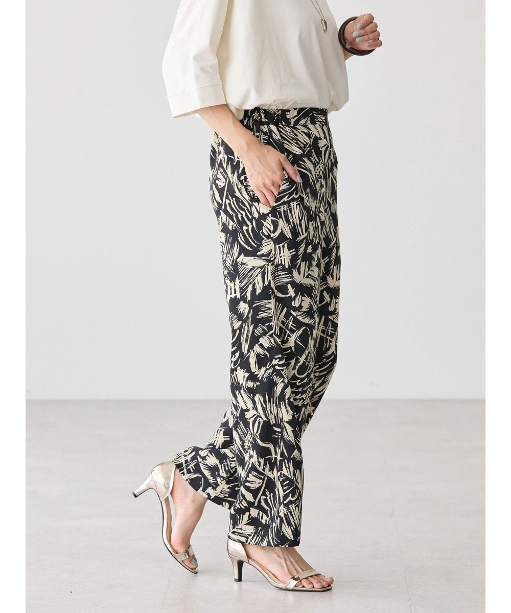 AMERICAN HOLIC イージーケア＋接触冷感プリントリラックスパンツ 