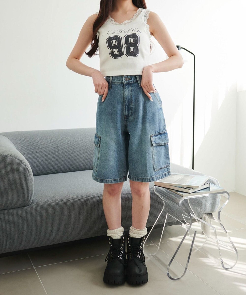 WEGO グラフィックレースタンク 