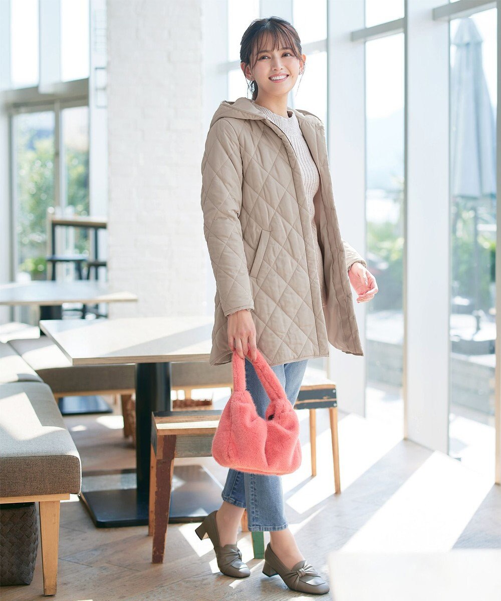 Tiaclasse 【安田美沙子さん着用】フェイクファーバック 