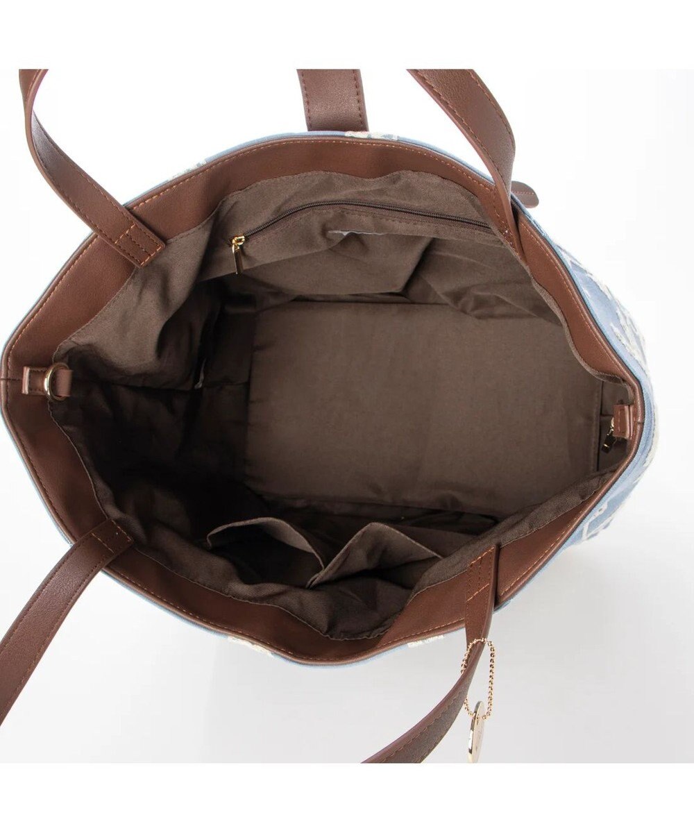 UNBILLION cachecache 花刺繍トートバッグL 