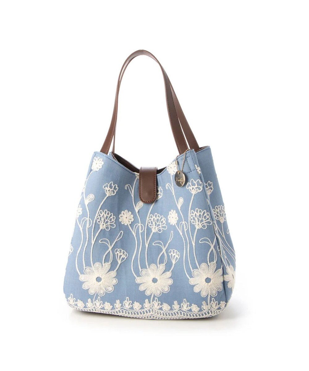 UNBILLION cachecache 花刺繍トートバッグL 