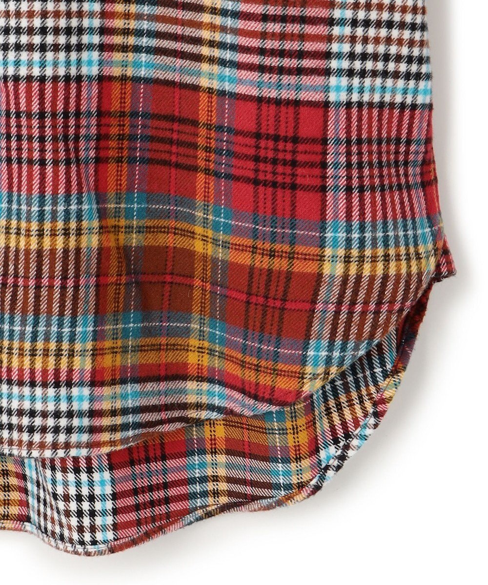 J.PRESS MEN 【KING SIZE】コットンネル マルチチェックシャツ/B.D 