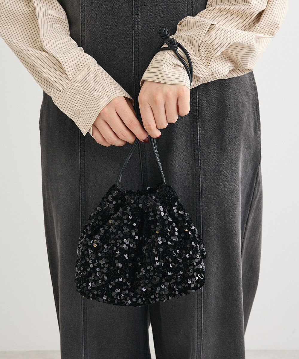 Green Parks ＯＴＯ．ＨＡ．ベロアスパンコールショルダーバック 