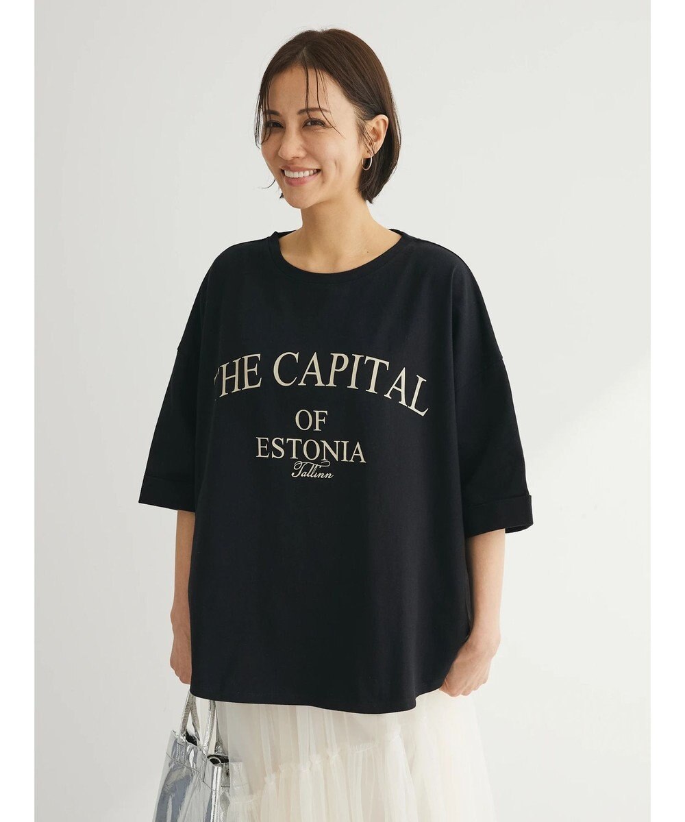 Green Parks インド綿 ＢＩＧサイズアーチロゴ半袖プルオーバー 