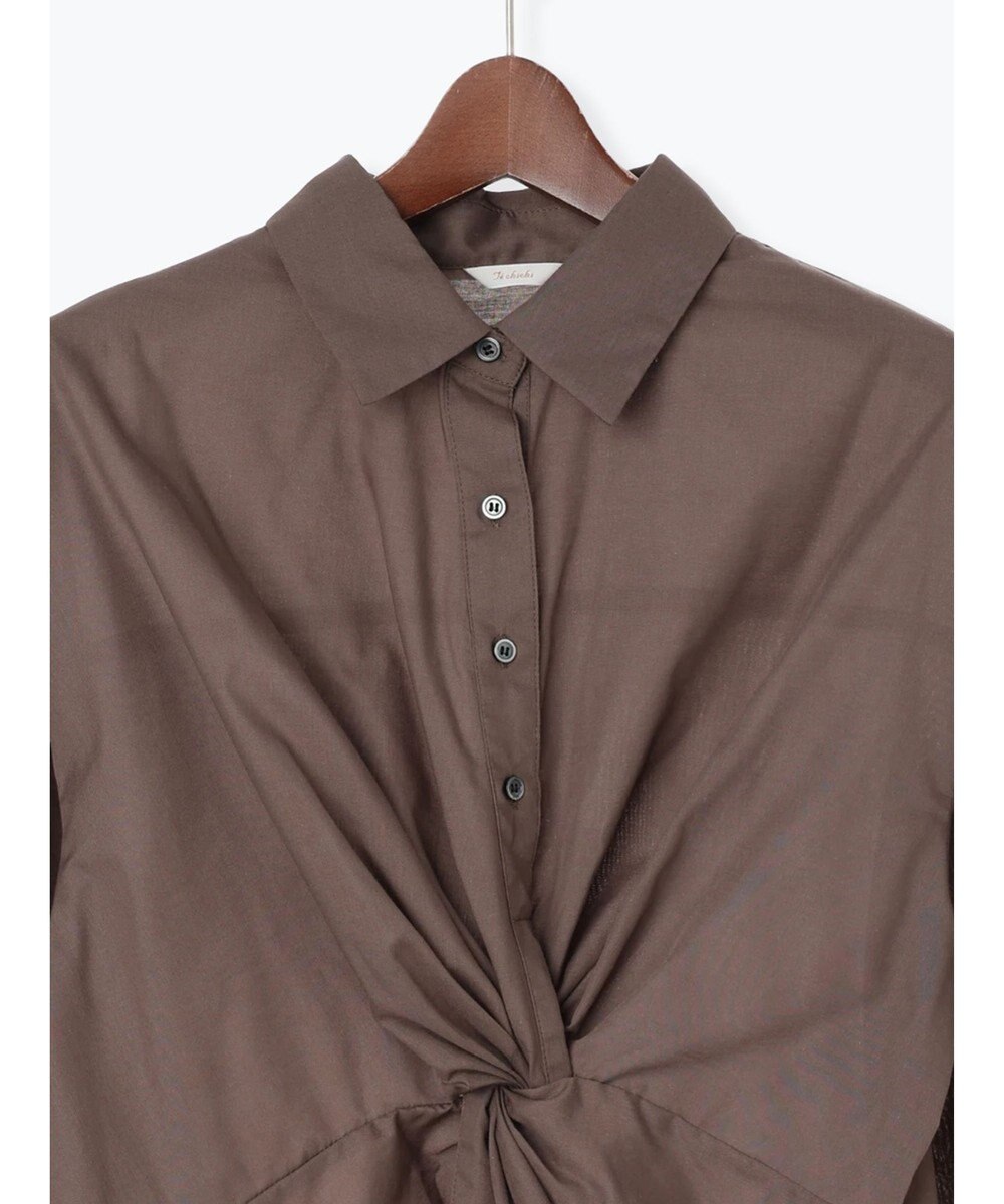 Te chichi ツイストデザインシャツ《2025Autumn catalog vol.2 item》 