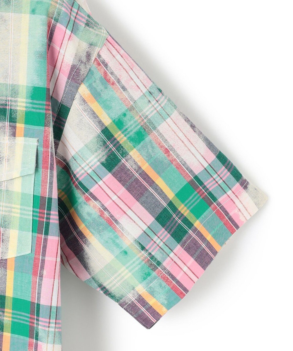 J.PRESS MEN 【J.PRESS ORIGINALS】India Madras Discharge Print Pullover Shirt / Baggy Fit 