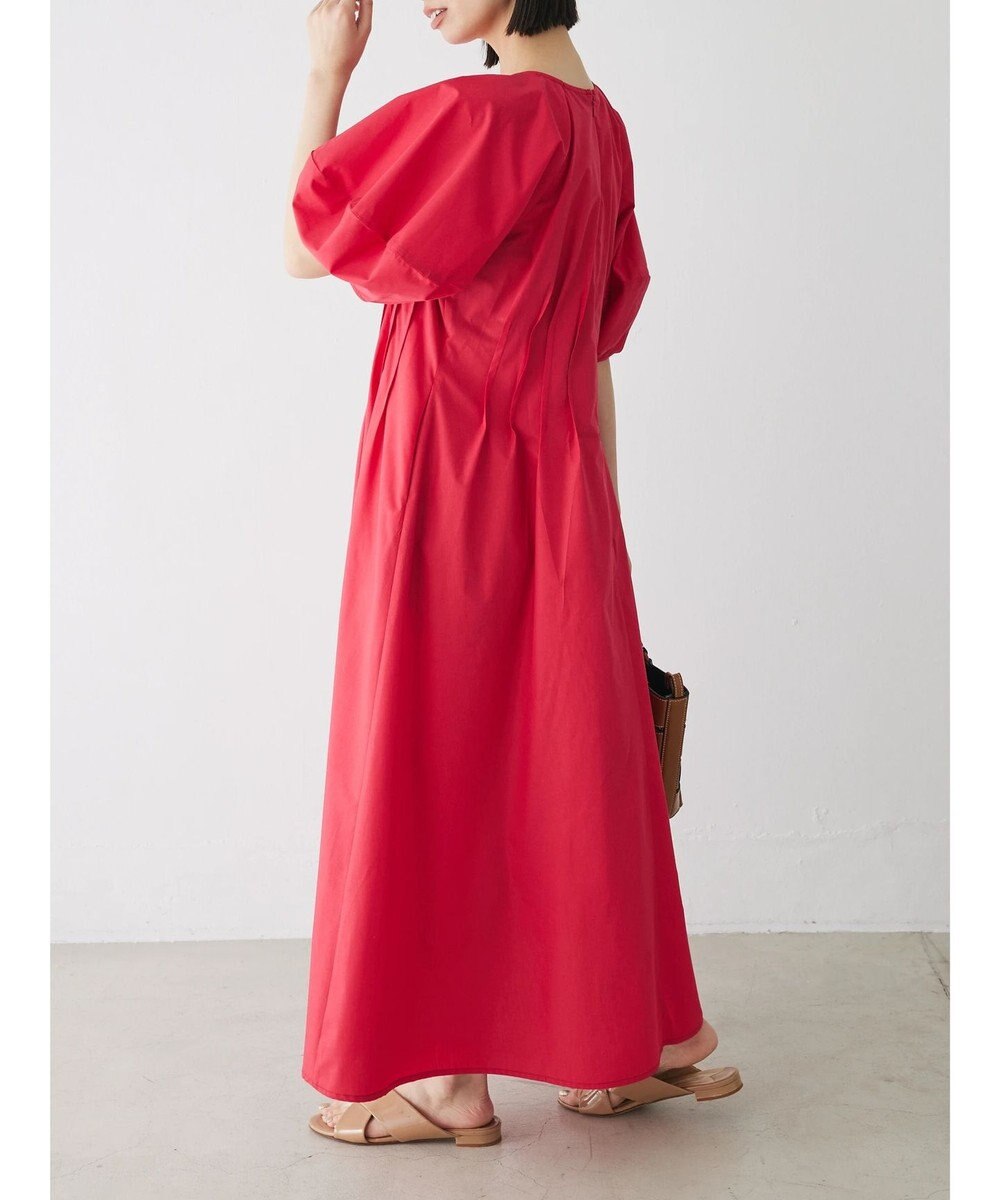 Green Parks ボリューム袖ロングワンピース 