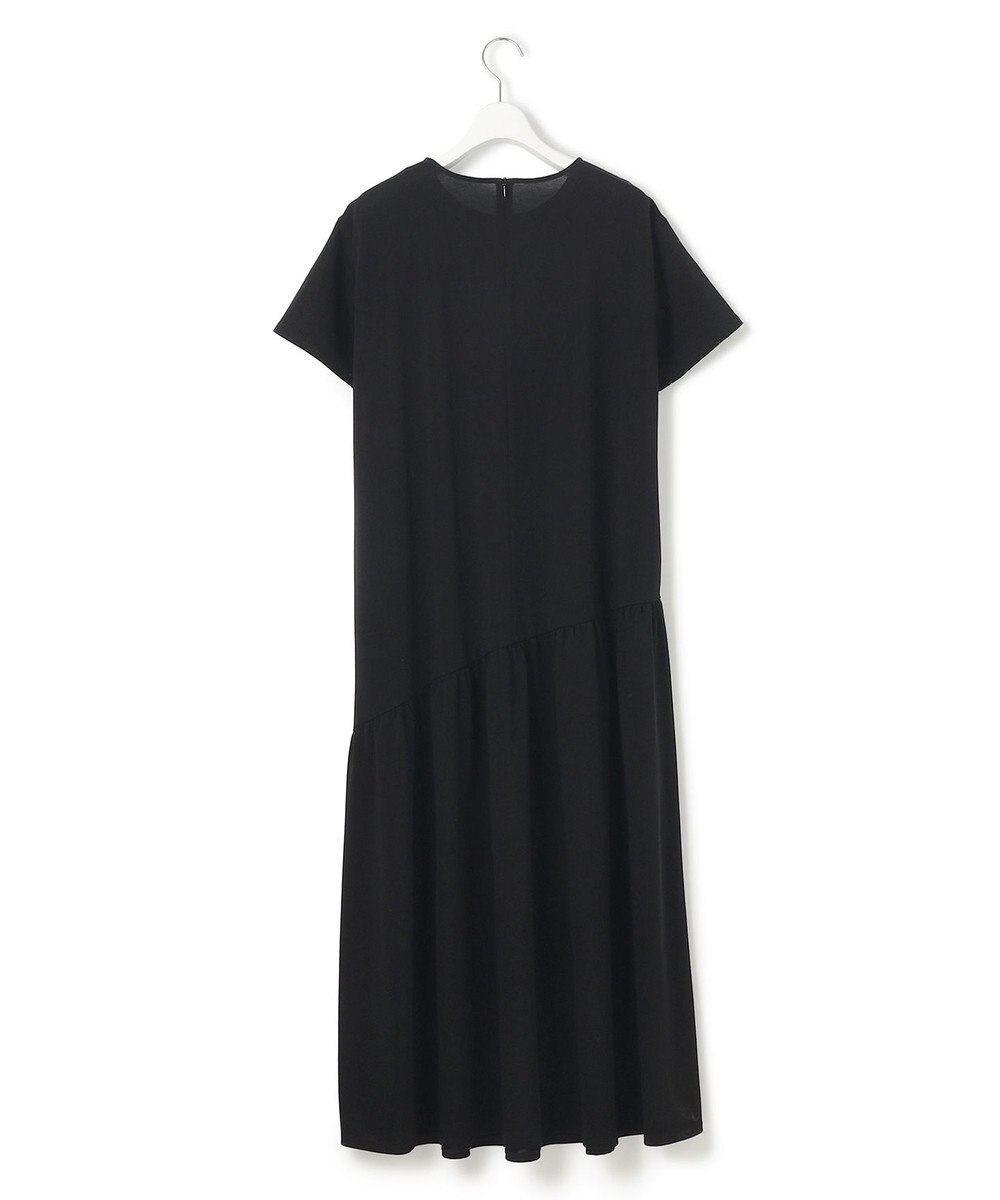 23区 L 【Oggi8月号掲載/接触冷感/洗える】ツイストコットンプレーティング ティアードワンピース 